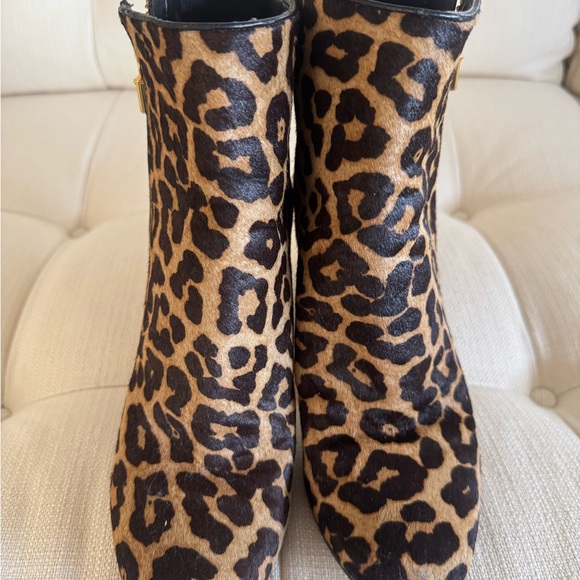 Michael Kors Leopard Print Ankle Booties - Picture 2 of 5